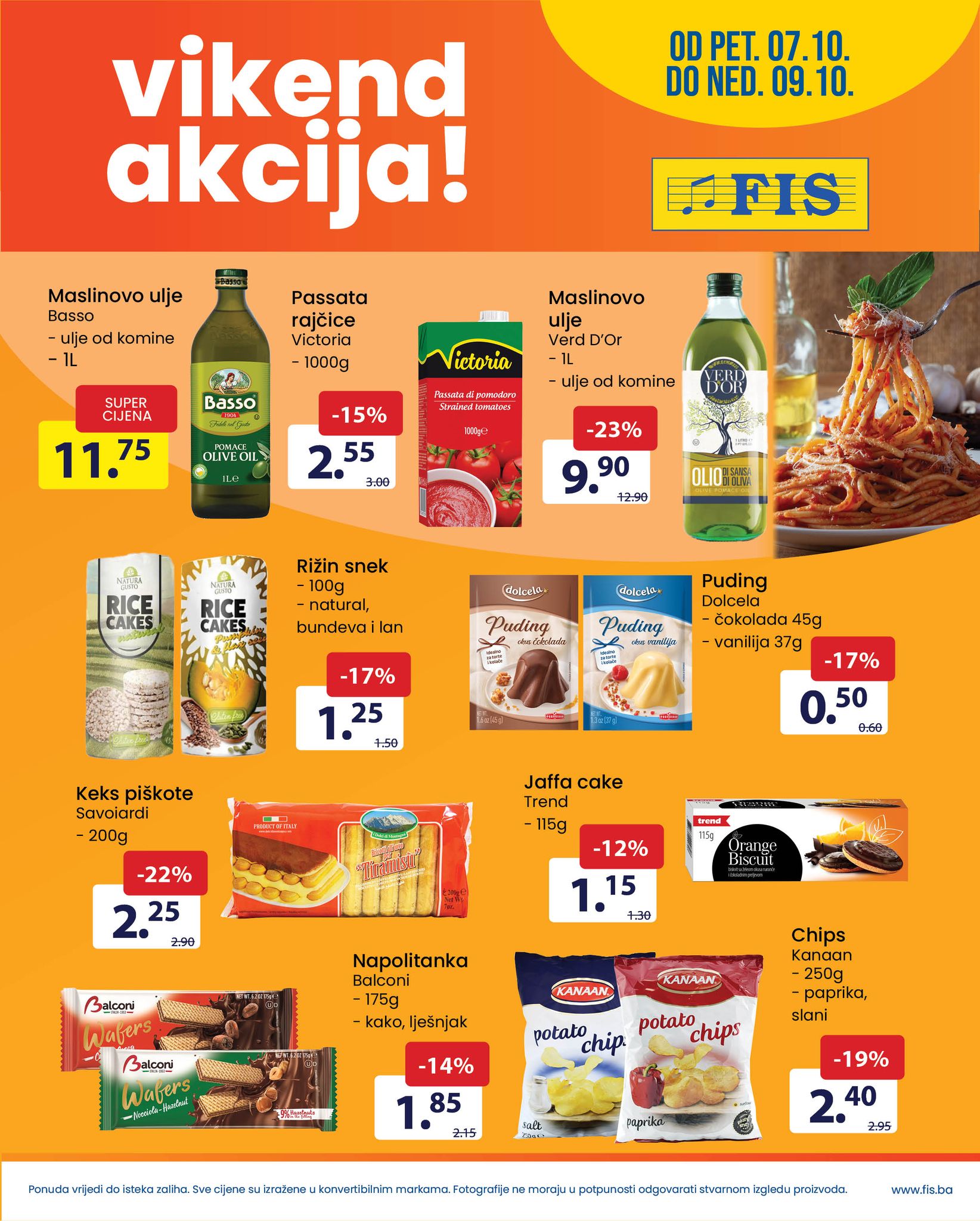 FIS vikend akcija OKTOBAR 2022 super snizenje od 7.10. do 9.10.2022 2 FIS vikend akcija OKTOBAR 2022 super snizenje od 7.10. do 9.10.2022 2
