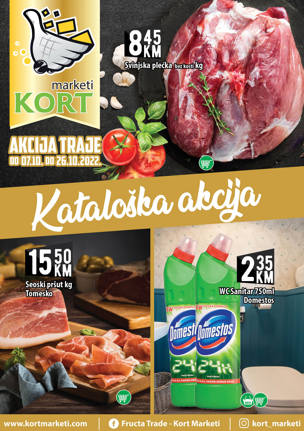 KORT katalog OKTOBAR 2022 novo snizenje od 8.10. do 26.10.2022 1 KORT katalog OKTOBAR 2022 novo snizenje od 8.10. do 26.10.2022 1