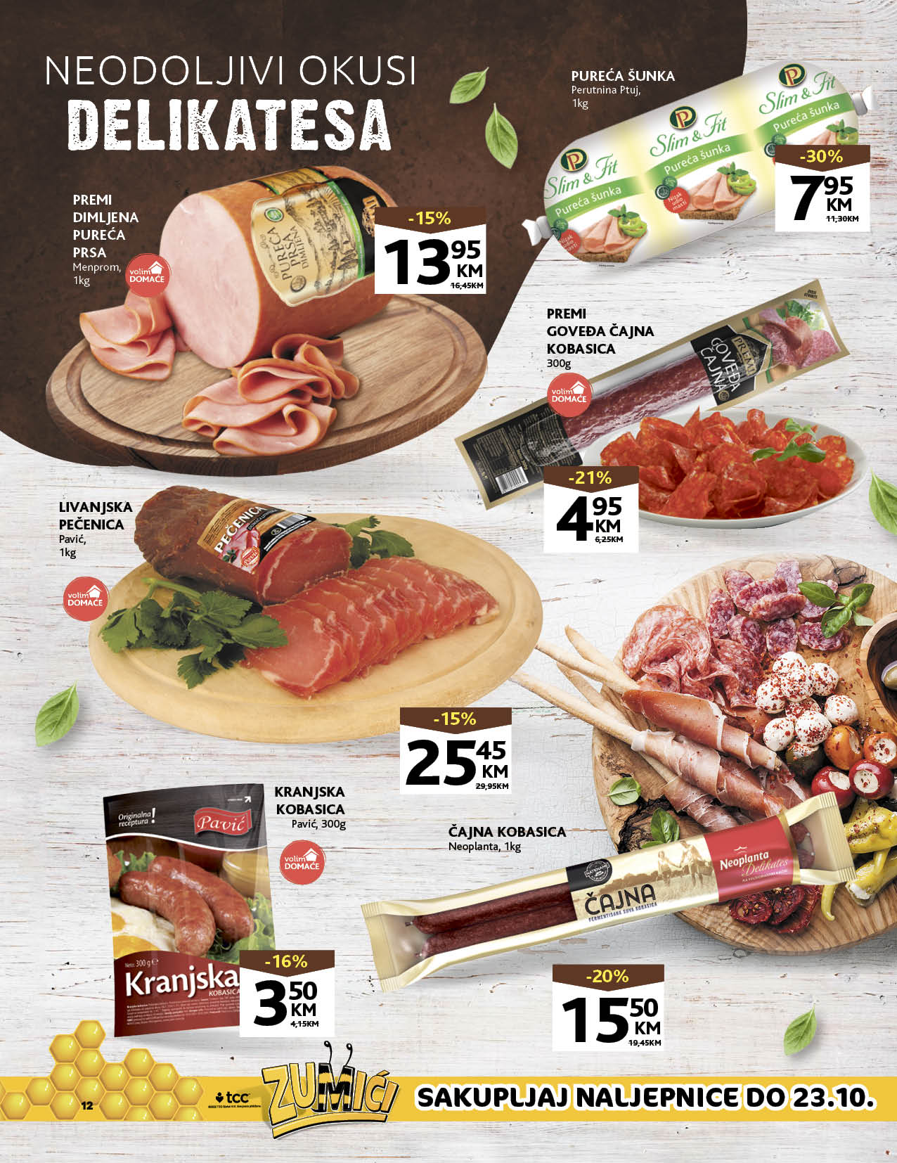 KONZUM redovni katalog OKTOBAR 2022 nove snizene cijene od 10.10. do 23.10.2022. Page 12