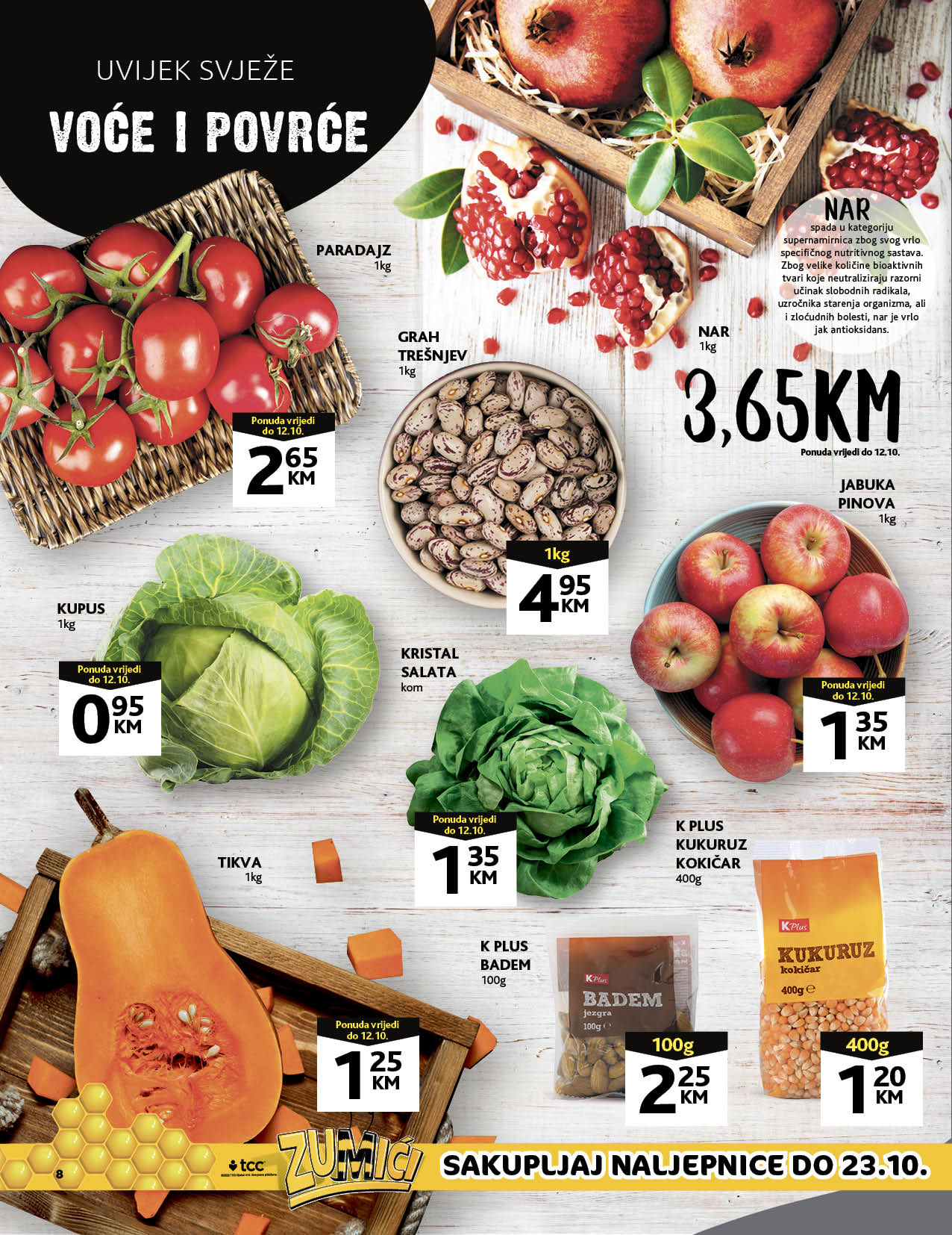 KONZUM redovni katalog OKTOBAR 2022 nove snizene cijene od 10.10. do 23.10.2022. Page 08