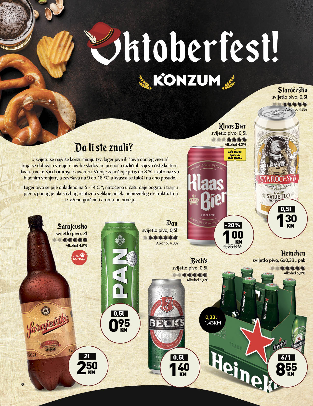KONZUM redovni katalog OKTOBAR 2022 nove snizene cijene od 10.10. do 23.10.2022. Page 06