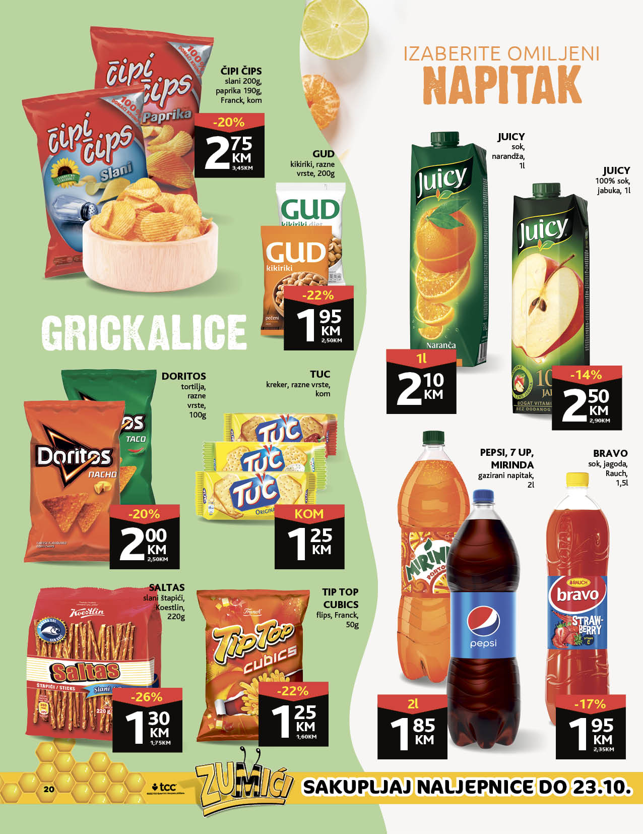 KONZUM redovni katalog OKTOBAR 2022 nove snizene cijene od 10.10. do 23.10.2022. Page 20