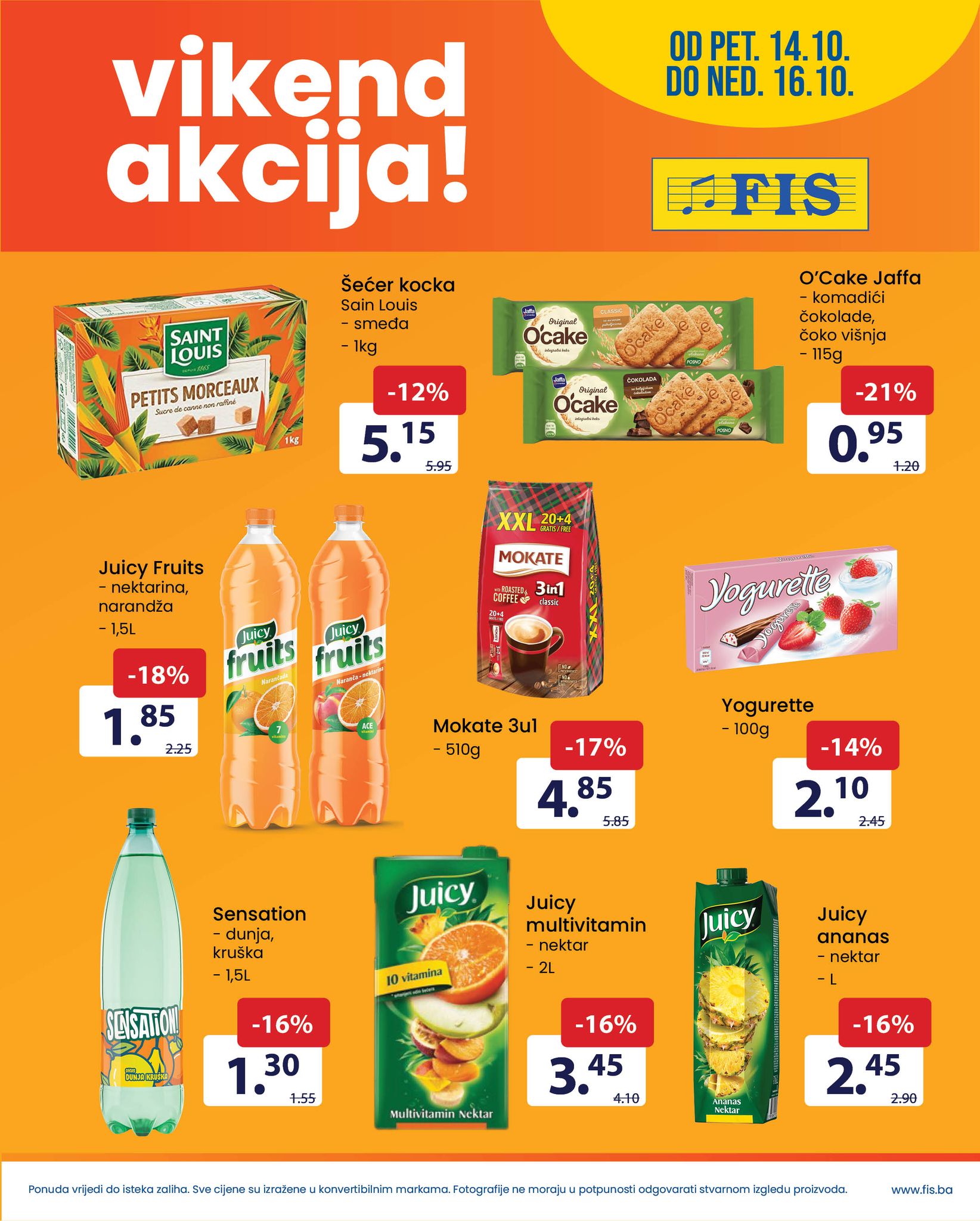 FIS vikend akcija OKTOBAR 2022 nova ponuda od 14.10. do 16.10.2022 2 FIS vikend akcija OKTOBAR 2022 nova ponuda od 14.10. do 16.10.2022 2