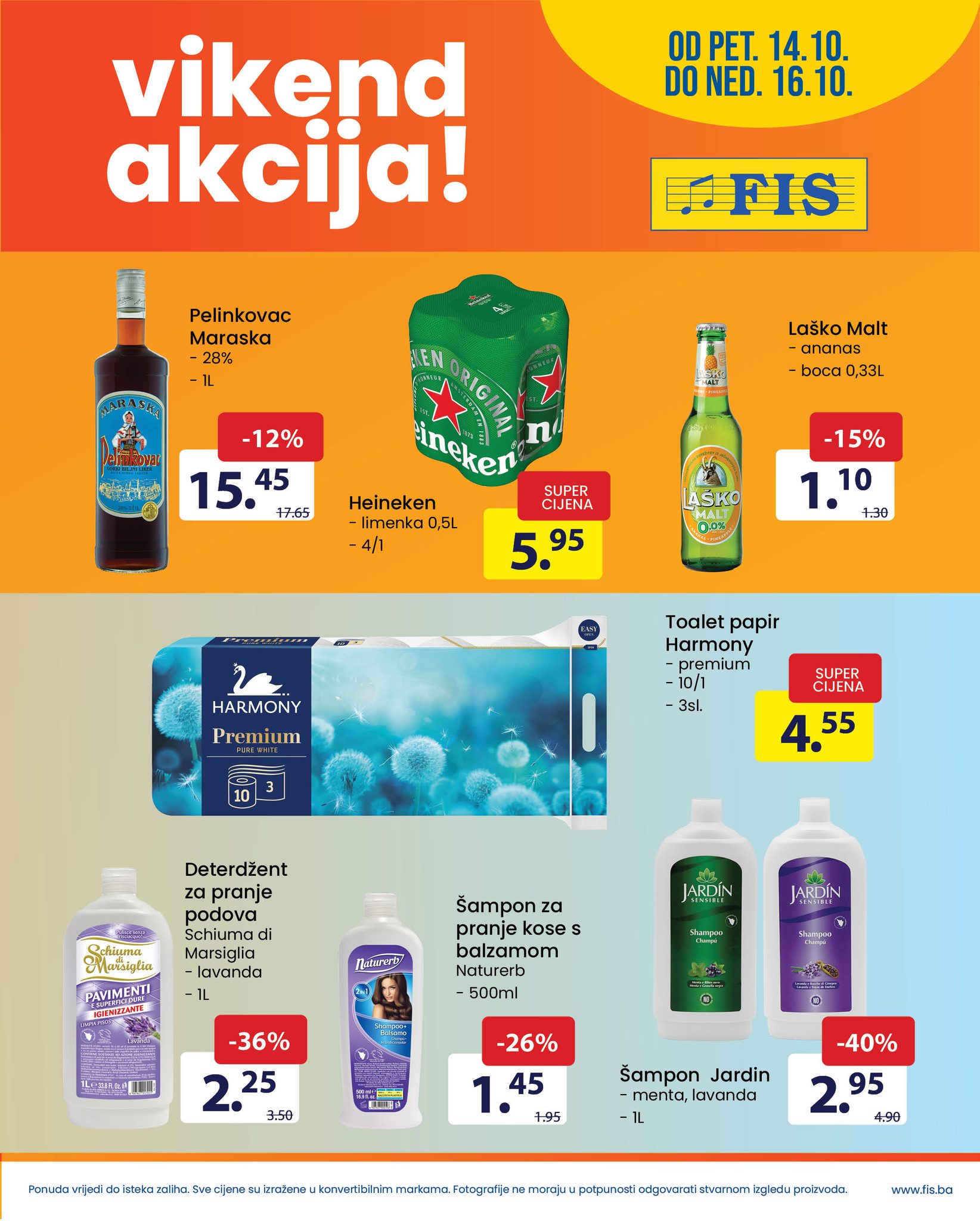 FIS vikend akcija OKTOBAR 2022 nova ponuda od 14.10. do 16.10.2022 3 FIS vikend akcija OKTOBAR 2022 nova ponuda od 14.10. do 16.10.2022 3