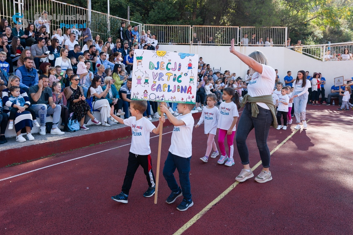 FOTO | Ekipa Dječjeg vrtića Čapljina nastupila na maloj olimpijadi predškolskih ustanova