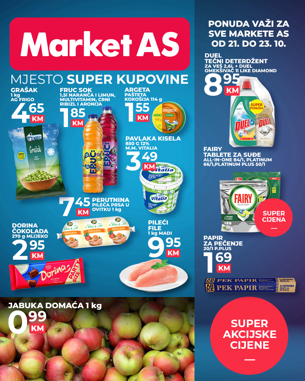 MARKET AS vikend akcija OKTOBAR 2022 novo snizenje od 21.10. do 23.10.2022 2 MARKET AS vikend akcija OKTOBAR 2022 novo snizenje od 21.10. do 23.10.2022 2