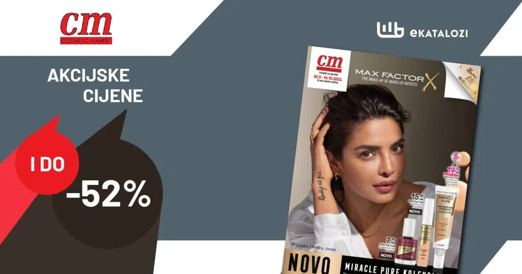 COSMETIC MARKET CM Katalog 【Sniženja do 52%】OKTOBAR 2022 sniženje do 14.10.2022.