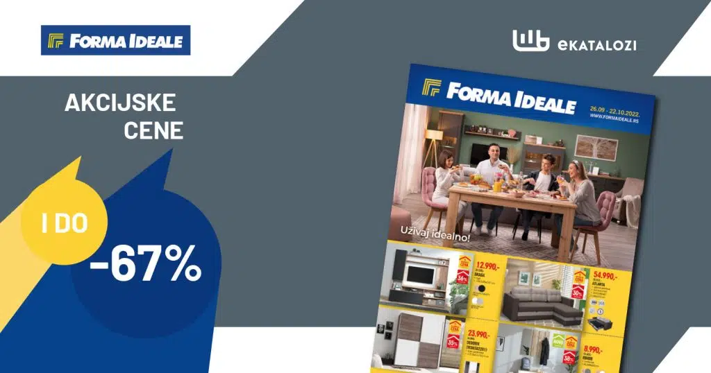 FORMA Ideale katalog – Super sniženja i akcije