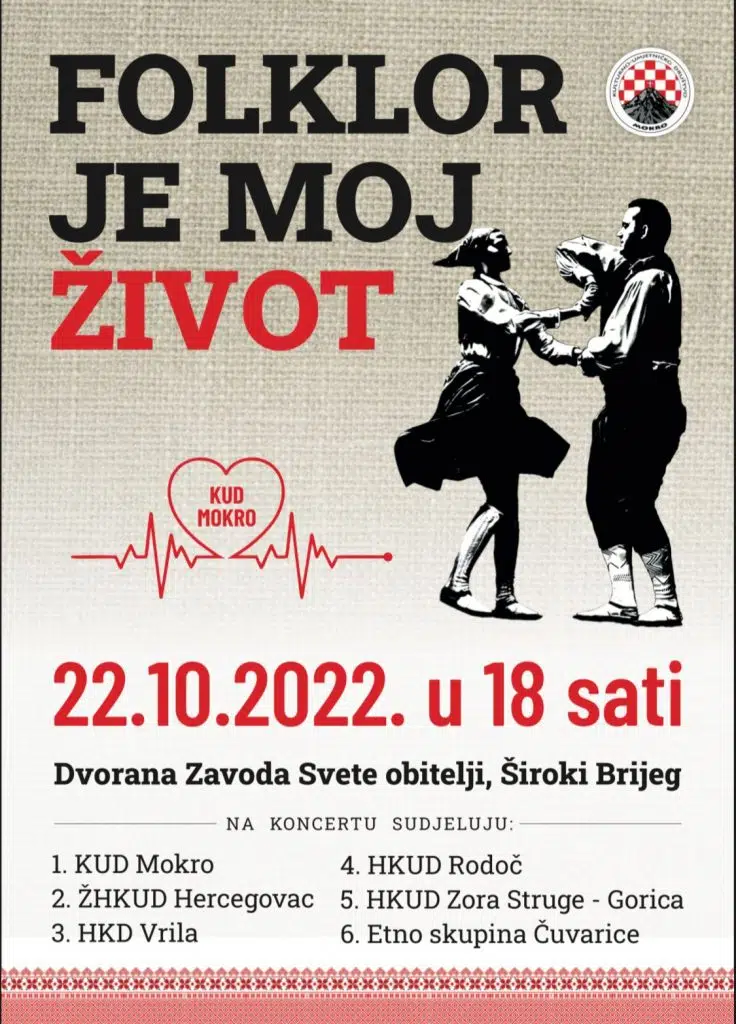 Ivan Kraljević: KUD Mokro organizira koncert u čast pokojnom Mariju Pinjuhu, koji je svoj život posvetio folkloru i promociji kulturne baštine