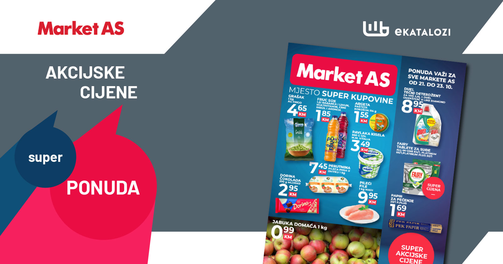 MARKET AS vikend akcija OKTOBAR 2022 novo snizenje od 21.10. do 23.10.2022 1 MARKET AS vikend akcija OKTOBAR 2022 novo snizenje od 21.10. do 23.10.2022 1