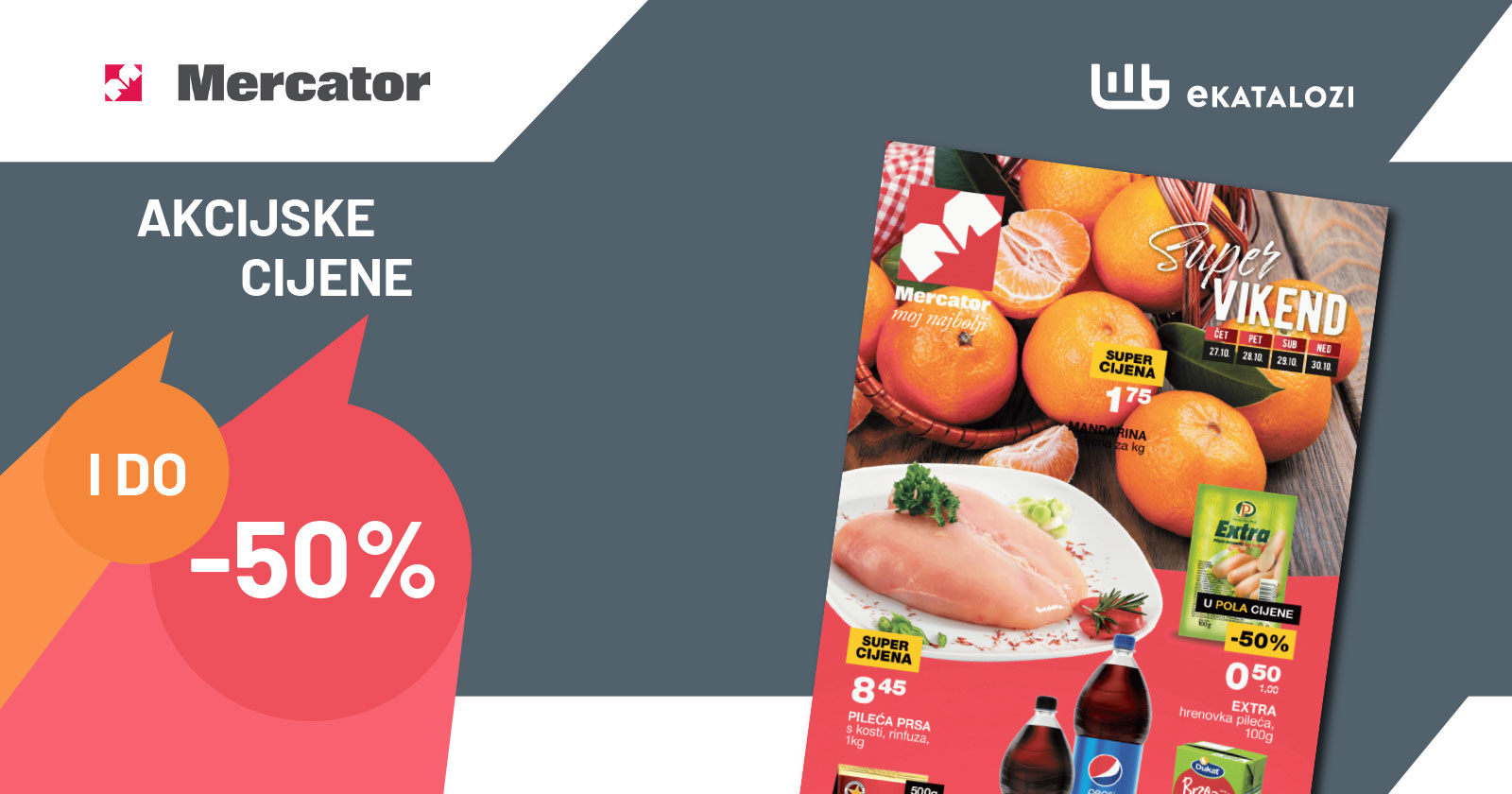 MERCATOR vikend akcija OKTOBAR 2022 nova ponuda od 27.10. do 30.10.2022