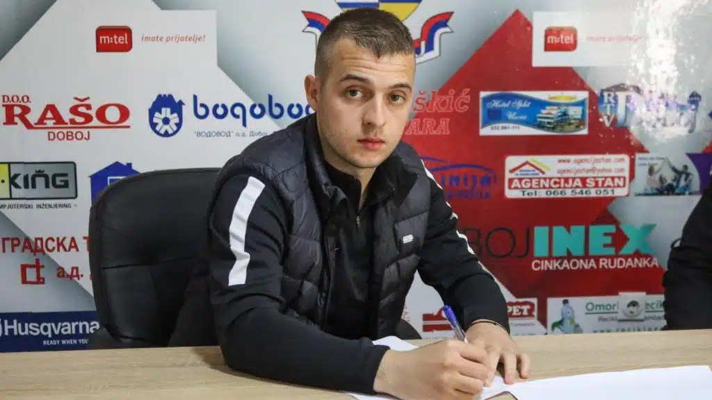 Nemanja Mihajlović predstavljen u Doboju, otkrio i šta je presudilo da potpiše za Slogu
