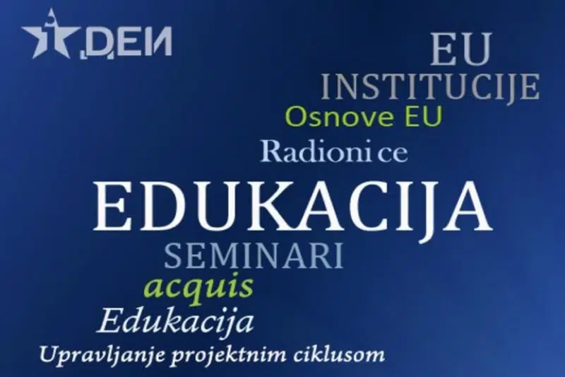 Poziv za sudjelovanje na obukama Direkcije za europske integracije u studenom i prosincu (četvrti kvartal) 2022. godine