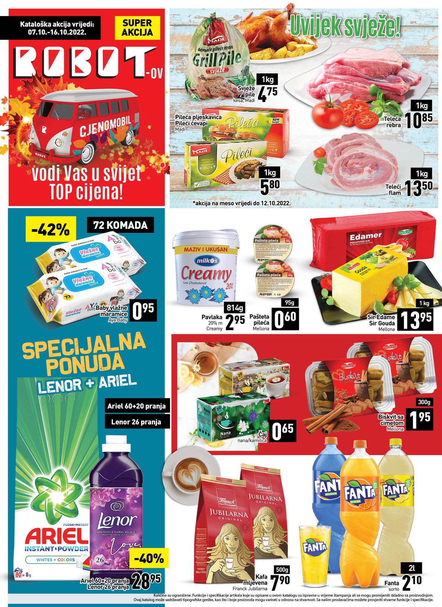 ROBOT redovni katalog OKTOBAR 2022 super snizenje od 7.10. do 16.10.2022 1