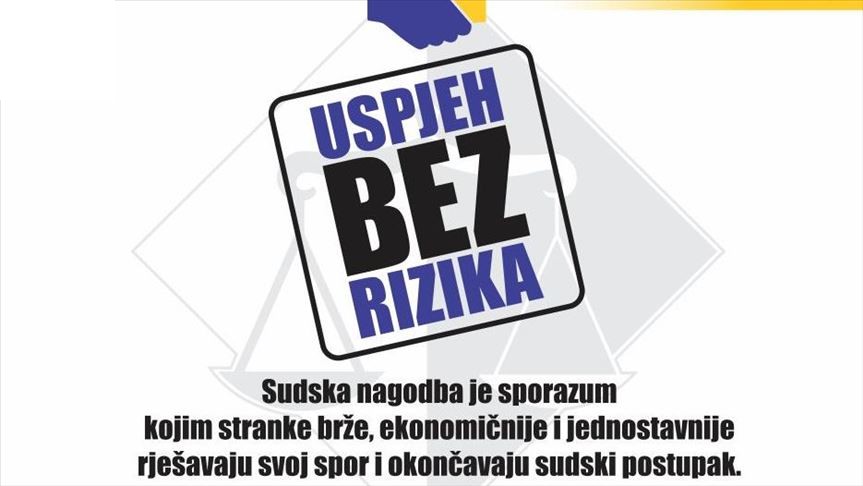 Sedmica sudske nagodbe u Općinskom sudu u Konjicu