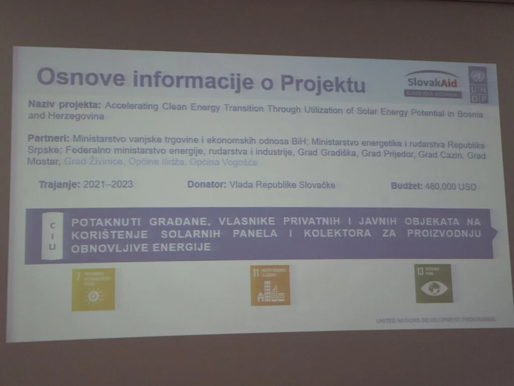 Info radionica za projekt ugradnje solarnih sistema privukla veliki broj građana Mostara