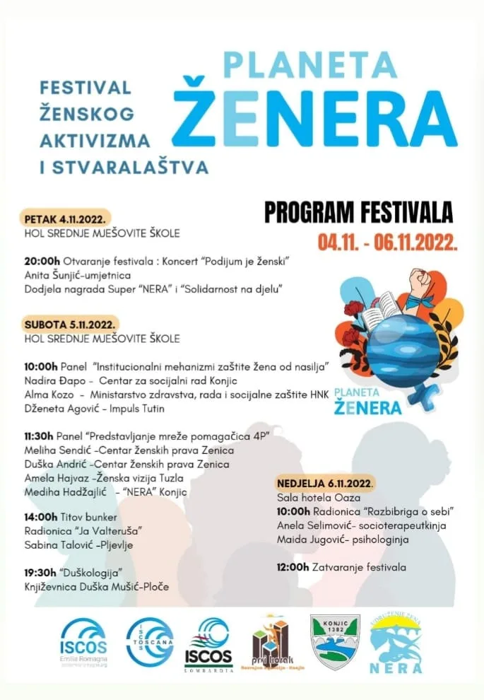 Konjic: Festival ženskog aktivizma i stvaralaštva “Planeta ŽeNERA” od 4.do 6.novembra