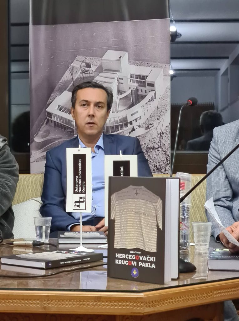 Konjic: Promovisana knjiga „Hercegovački krugovi pakla“ prof. Edima Šatora
