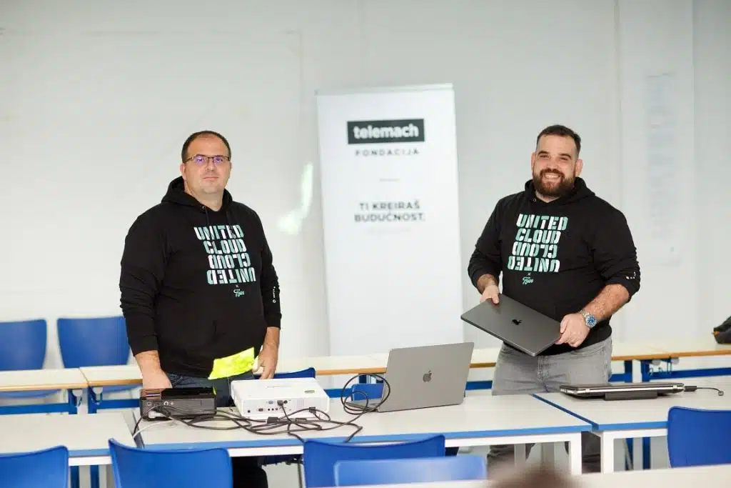 Praktično usavršavanje za više od 40 studenata uz podršku Telemach fondacije i United Cloud-a