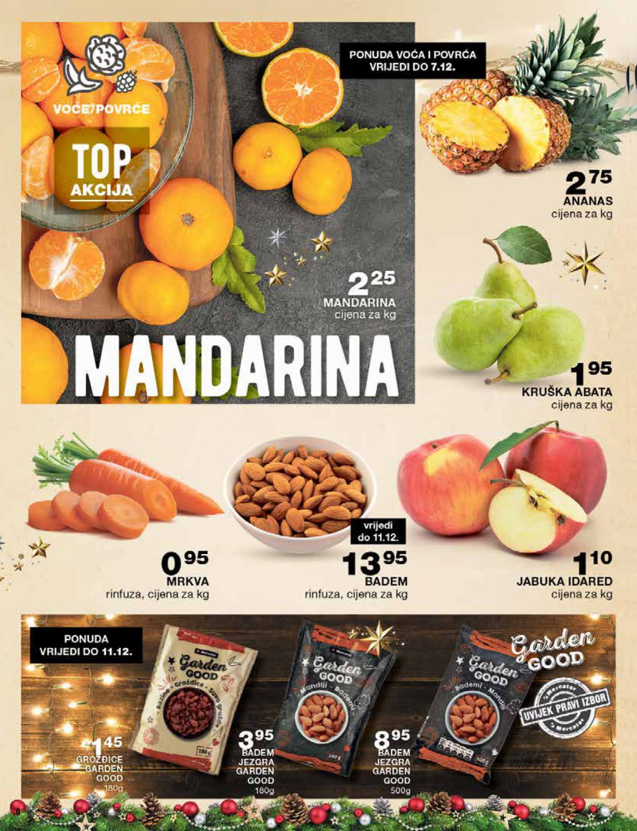 MERCATOR redovni katalog decembar 2022. snizenje od 5.12. do 18.12.2022. page 0006