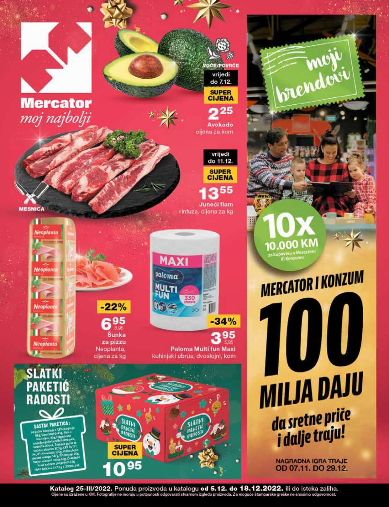 MERCATOR redovni katalog decembar 2022. snizenje od 5.12. do 18.12.2022. page 0001