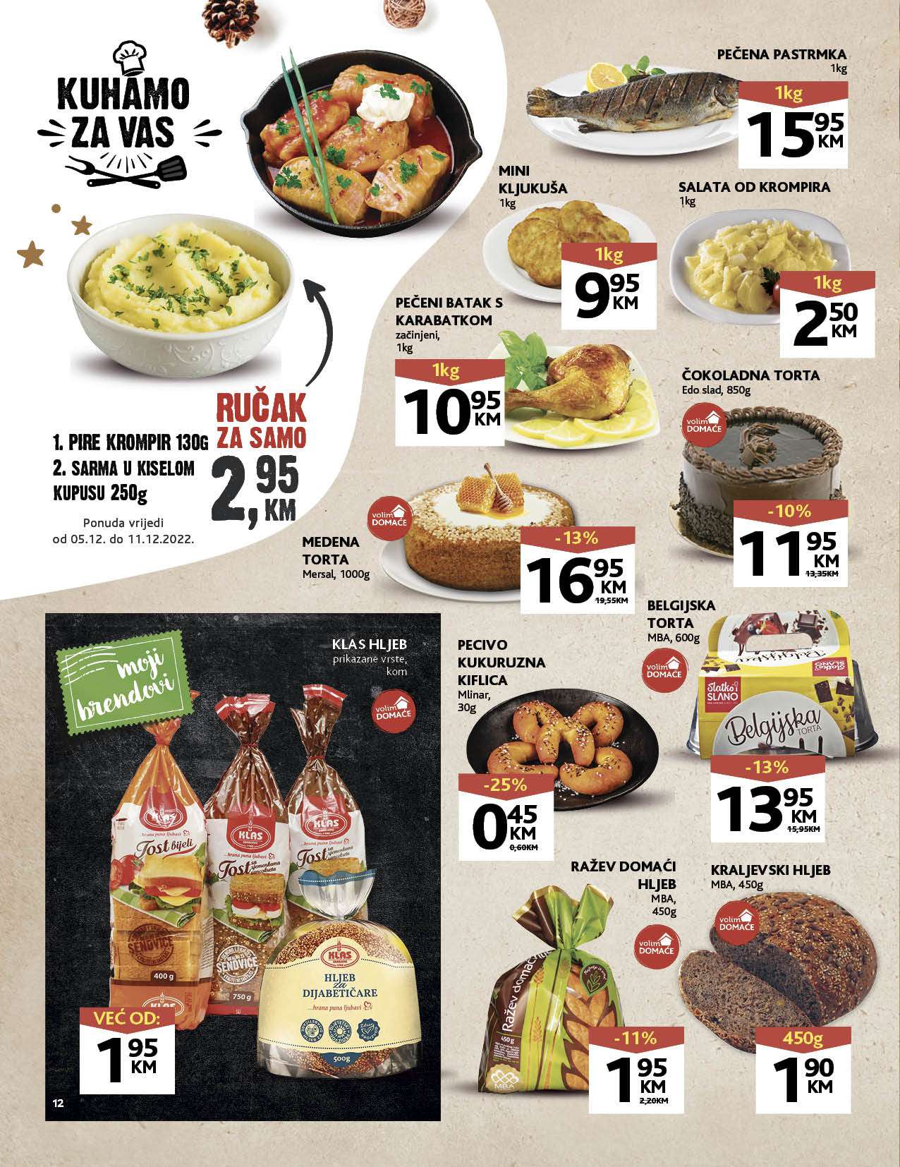KONZUM redovni katalog DECEMBAR 2022 snizenje od 5.12. do 18.12.2022. Page 12 KONZUM redovni katalog DECEMBAR 2022 snizenje od 5.12. do 18.12.2022. Page 12