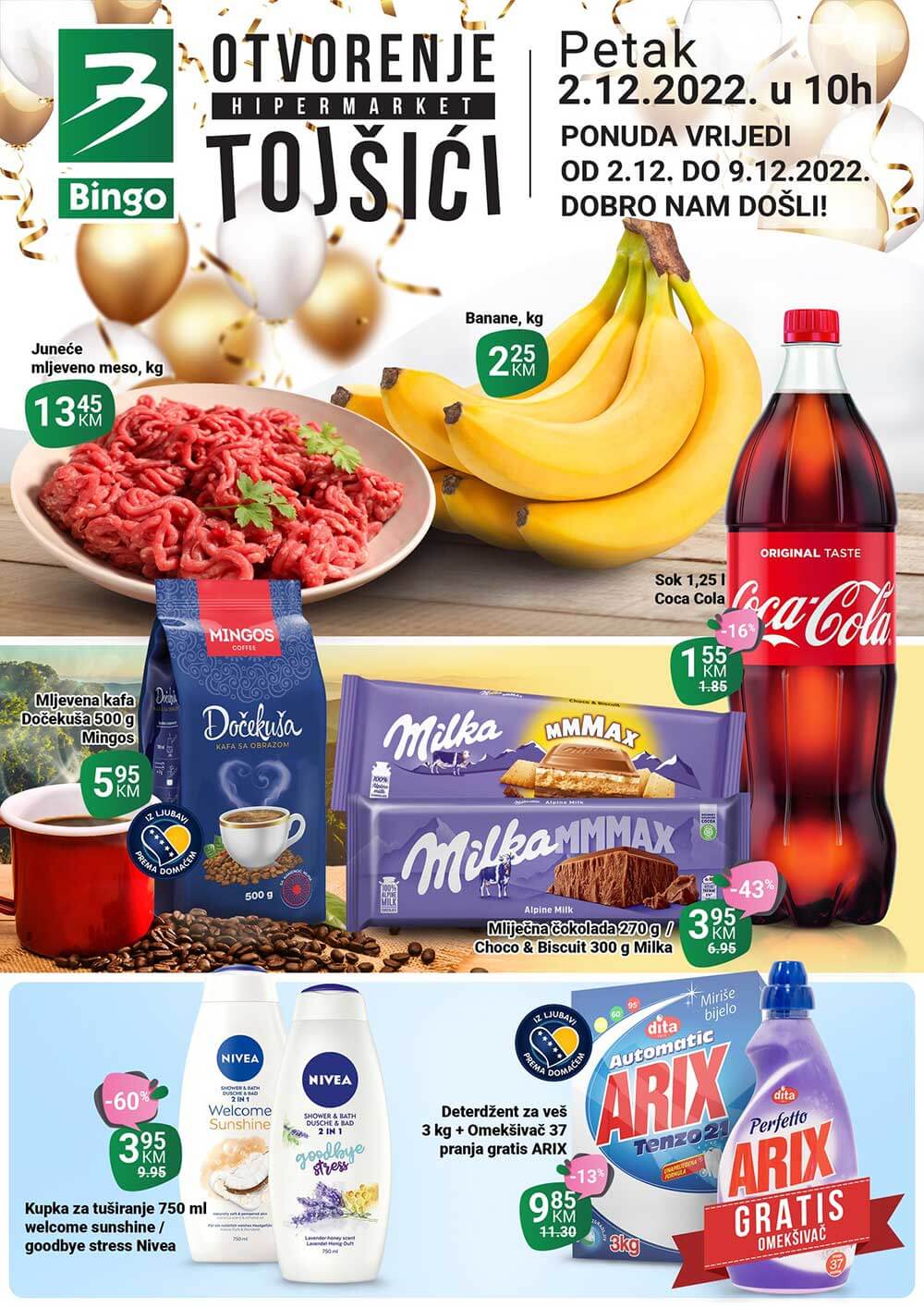 BINGO katalog VELIKO OTVARANJE snizenje traje od 2.12. do 9.12.2022 1 BINGO katalog VELIKO OTVARANJE snizenje traje od 2.12. do 9.12.2022 1