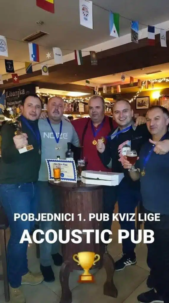 VIDEO: Acoustic Pub pobjednik prve “Pub kviz” lige