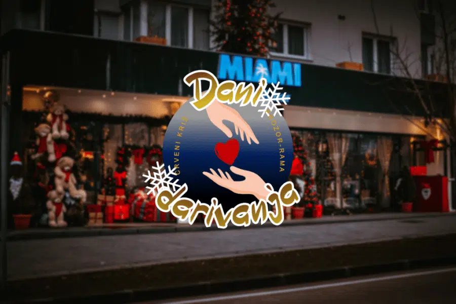 Akcija “Dani darivanja” u suradnji Crvenog križa općine Prozor-Rama i Café bara “Miami”