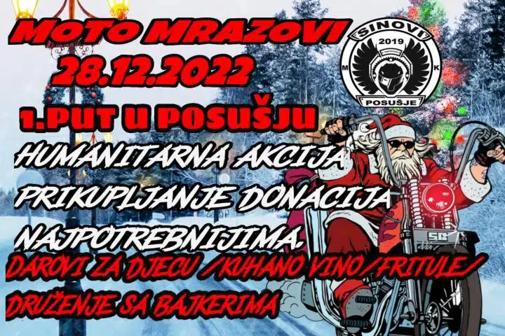 Najava: Moto mrazovi po prvi puta u Posušju!