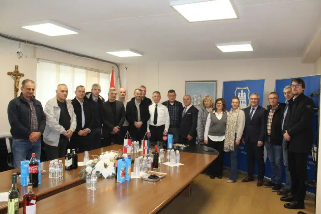 Branitelji na božićnom prijamu u Općini Grude