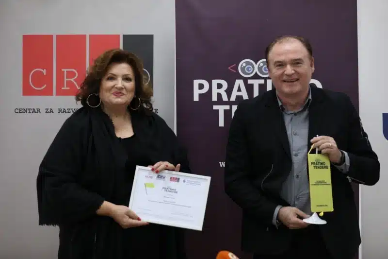 Općini Čitluk dodijeljeno priznanje za transparentnost u javnim nabavama