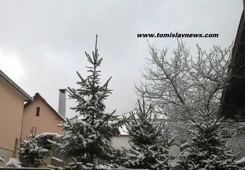 DOBRO vam oblačno i snježno jutro iz Tomislavgrada!