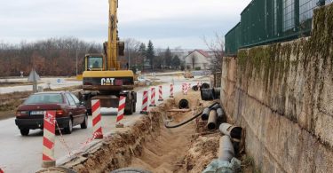posušje: u zagrebačkoj ulici nastavljeni radovi u sklopu izgradnje kanalizacijskog kolektora