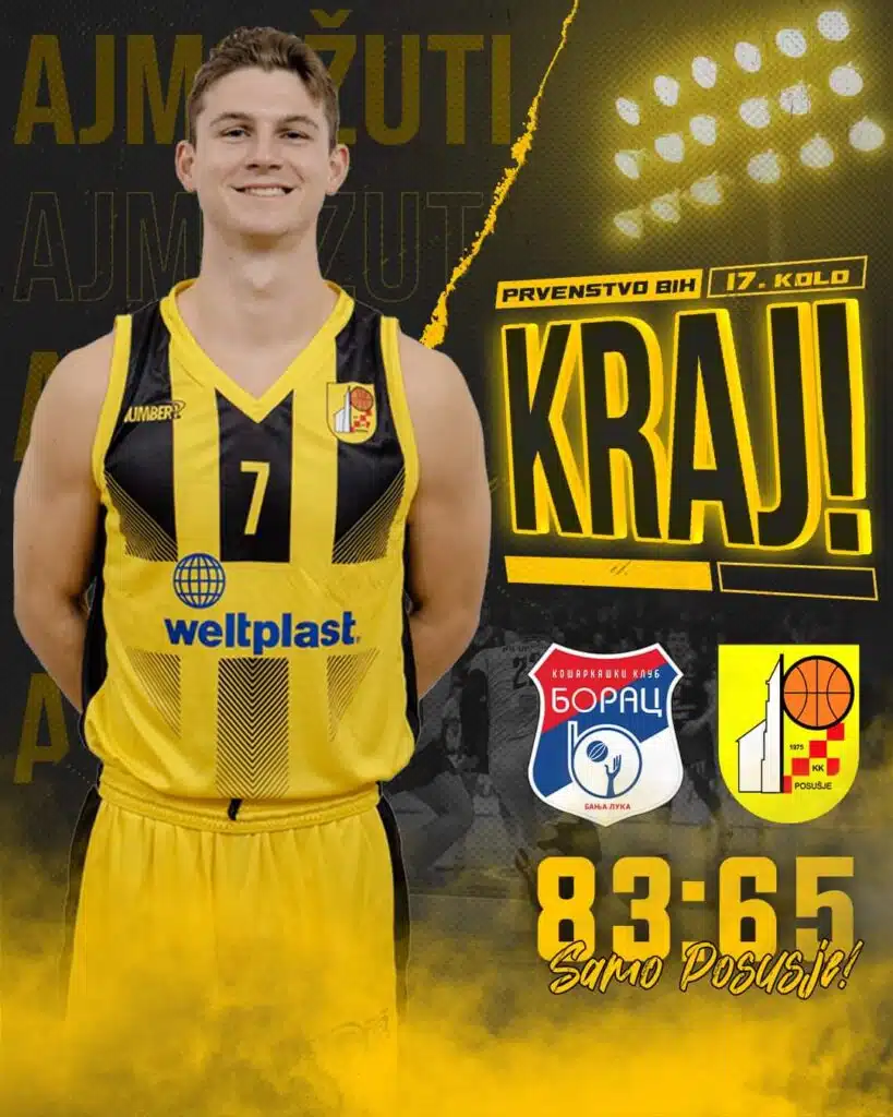 Borac ipak prejak za KK Posušje