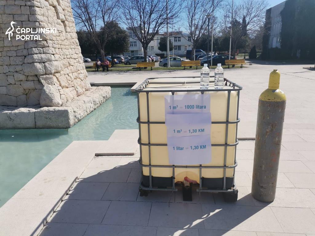 FOTO | Aktivnostima na trgu i vodospremi u Čapljini obilježen Svjetski dan voda