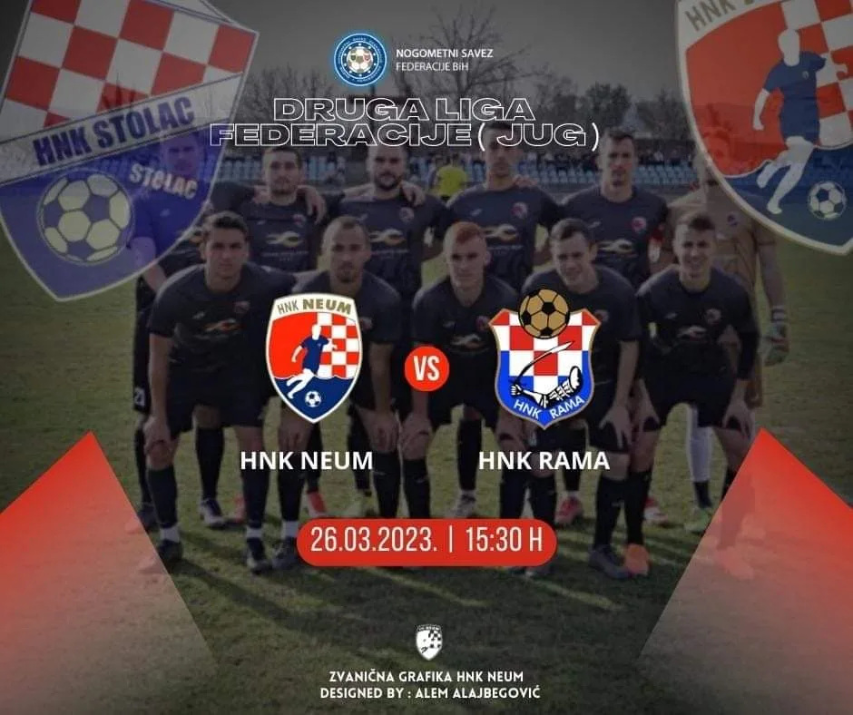 HNK Neum u nedjelju dočekuje HNK Ramu na domaćem terenu