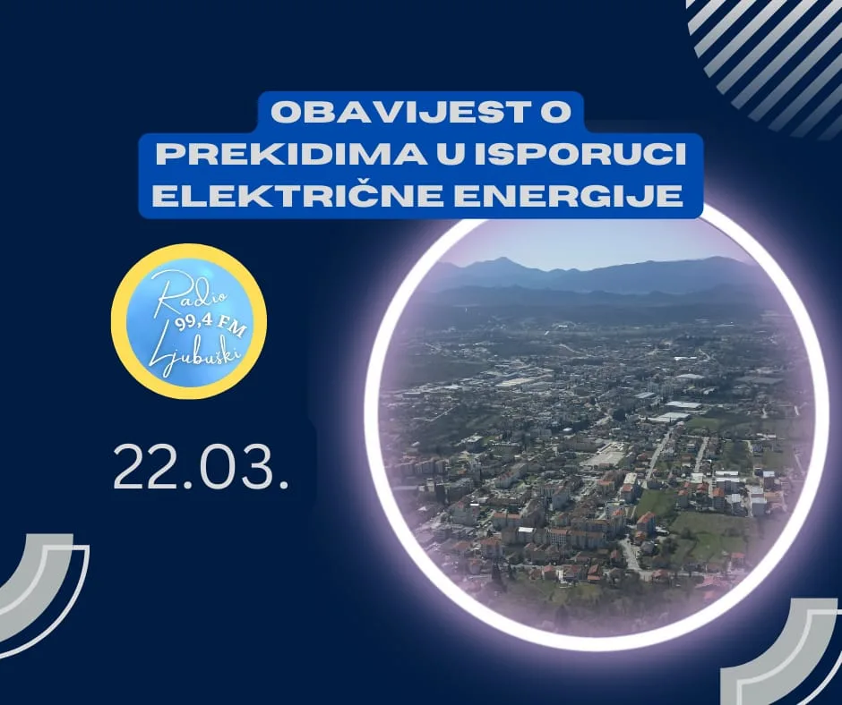 Pogledajte gdje u Ljubuškom neće biti struje u srijedu i četvrtak
