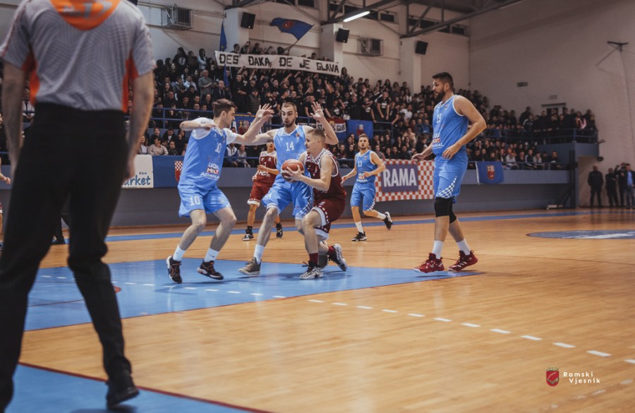 hkk “rama” slavila u ludoj završnici druge utakmice doigravanja lige košarkaškog saveza herceg-bosne