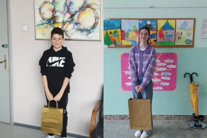 Valentini Begić iz OŠ Vranić i Marku Jurišiću iz OŠ Franice Dall’era nagrade na županijskom natjecanju