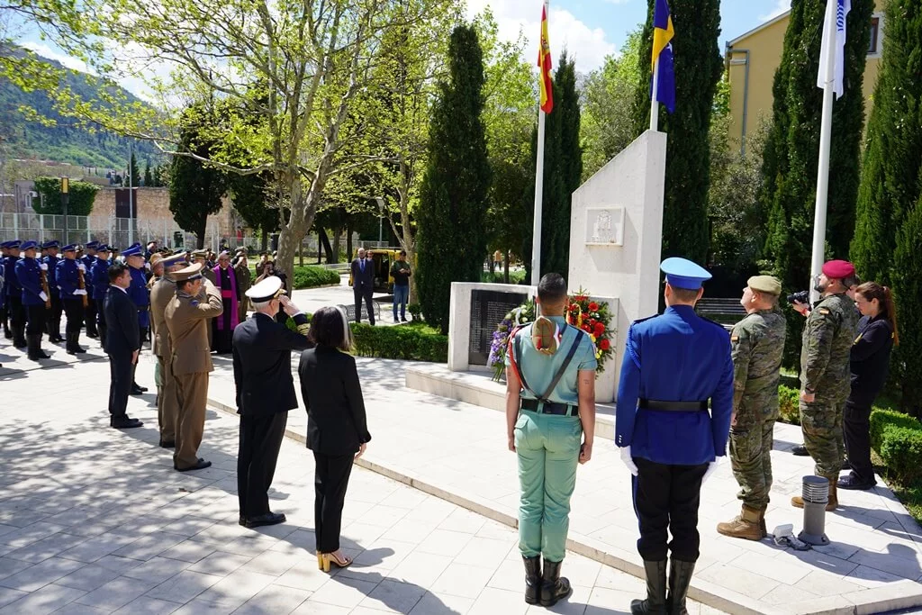 svečanost obilježavanja početka španjolske vojne misije u bih; kordić: španjolski vojnici ostavili neizbrisiv trag