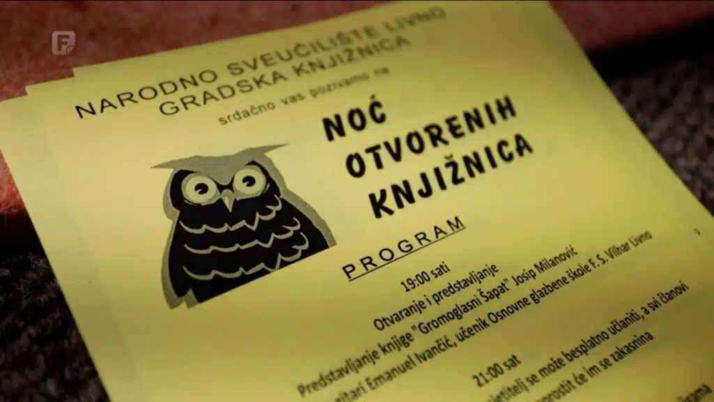 VIDEO / U Livnu održana Noć otvorenih knjižnica, promoviran Gromoglasni šapat