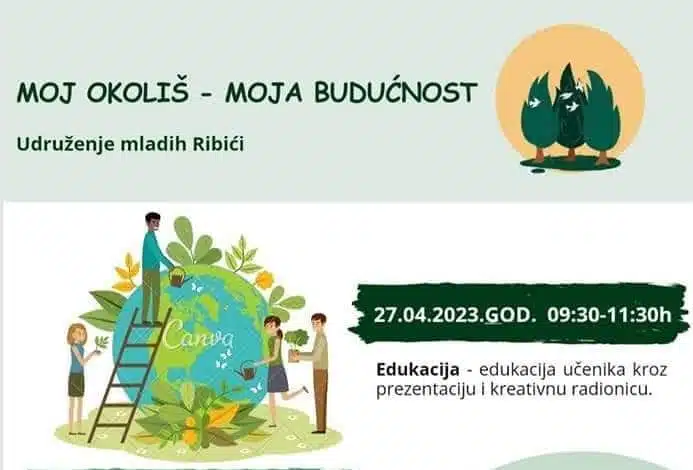 Udruženje mladih Ribići realizuje projekat “Moj okoliš – moja budućnost”