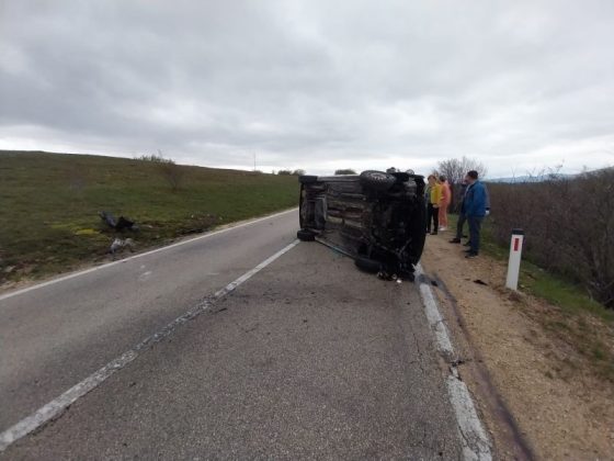 tomislavgrad – šujica: pri prevrtanju vozila vozač lakše ozlijeđen