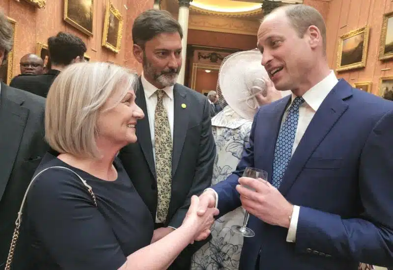Krišto na kraljevskom prijemu u Londonu