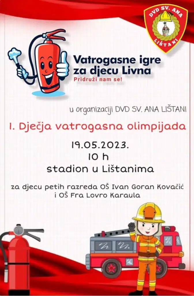 Prve vatrogasne igre za djecu u Livnu