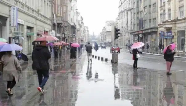 Nestabilno vrijeme s kišom, pljuskovima i grmljavinom