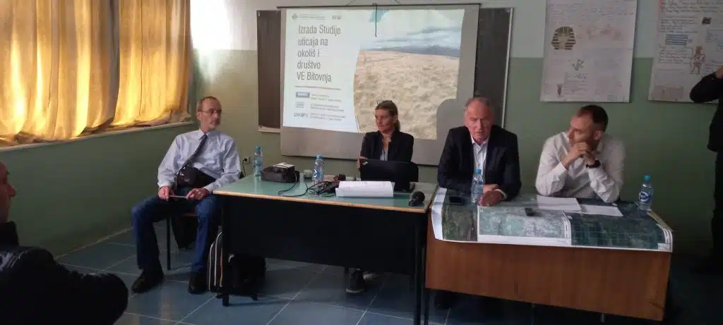 U Bradini održana Javna rasprava o projektu „Studija utjecaja na okoliš i duštvo VE Bitovinja“