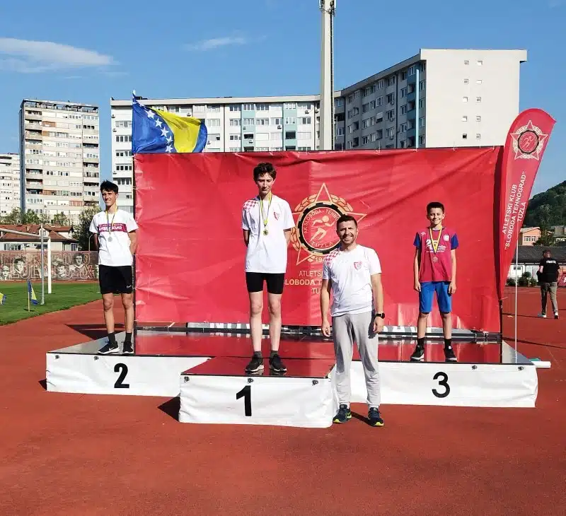 Marko Ćurković pionirski prvak BiH u skoku u dalj