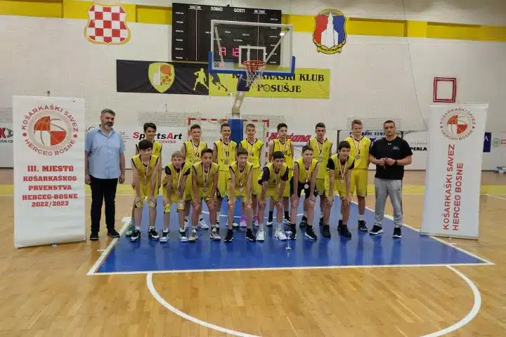 Mlađi kadeti KK Posušje osvojili treće mjesto Lige mladih KS Herceg Bosne